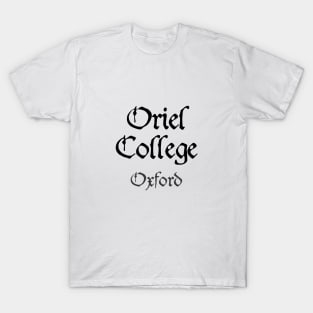 Oxford Oriel College Medieval University T-Shirt